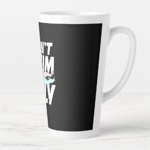 Ik kan niet zwemmen. latte mok