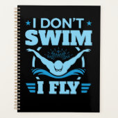 Ik kan niet zwemmen met vlinder. planner (Voorkant)