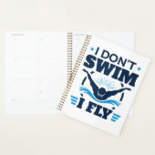 Ik kan niet zwemmen met vlinder. planner (Display)