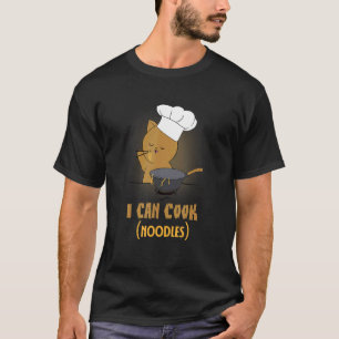 Ik Kan Noedels Koken Kitten Kat Koken Keuken Re T-shirt