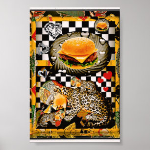 Ik kan nu geen chezburger hebben! poster
