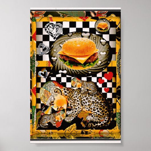 Ik kan nu geen chezburger hebben! poster (Voorkant)