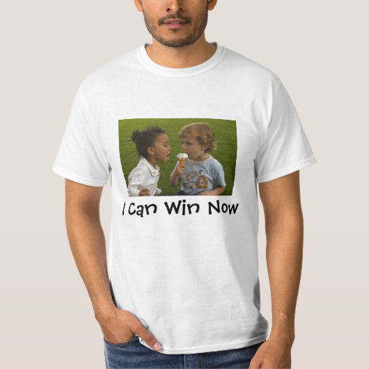 Ik kan nu Kinder winnen T-shirt (Voorkant)