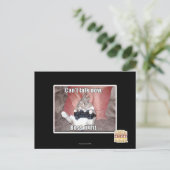 Ik kan nu niet praten, baas vechten. briefkaart (Staand voorkant)