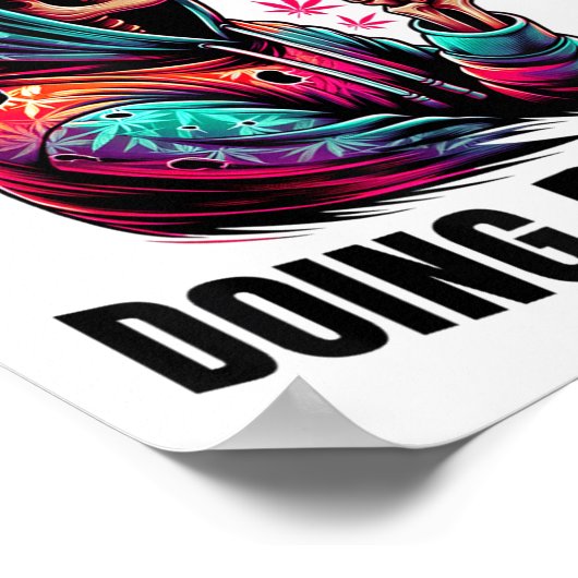 Ik kan nu niet praten over papa's grappige wiet poster (Hoek)