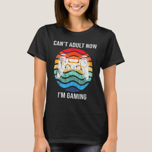 Ik kan nu niet volwassen in het gamen Cool Gamer R T-shirt