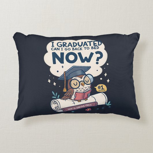 Ik kan nu terug naar bed. accent kussen (Voorkant)