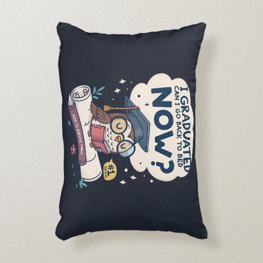 Ik kan nu terug naar bed. accent kussen (Voorkant(Verticaal))