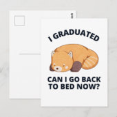 Ik kan nu terug naar bed. briefkaart (Voorkant / Achterkant)