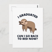 Ik kan nu terug naar bed. briefkaart (Voorkant / Achterkant)