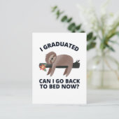 Ik kan nu terug naar bed. briefkaart (Staand voorkant)
