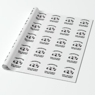 Ik kan nu terug naar bed. cadeaupapier