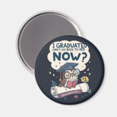 Ik kan nu terug naar bed. magneet (Voorkant / Achterkant)