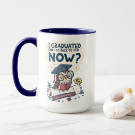 Ik kan nu terug naar bed. mok