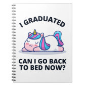 Ik kan nu terug naar bed. notitieboek (Voorkant)