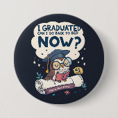 Ik kan nu terug naar bed. ronde button 7,6 cm (Voorkant)