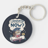 Ik kan nu terug naar bed. sleutelhanger (Achterkant)