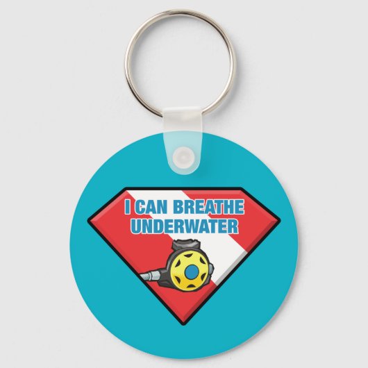 Ik kan onder water ademen sleutelhanger (Voorkant)