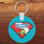 Ik kan onder water ademen sleutelhanger (Voorkant)
