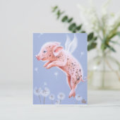 Ik kan ook vliegen! briefkaart (Staand voorkant)