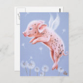 Ik kan ook vliegen! briefkaart (Voorkant / Achterkant)