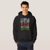 Ik kan Pizza opgeven Hoodie (Voorkant volledig)