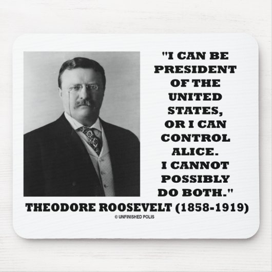 Ik kan President zijn van de Verenigde Staten of c Muismat (Voorkant)