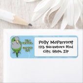 Ik kan Quaker Parakeet spreken Etiket (Insitu)