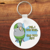 Ik kan Quaker Paraket Sleutelhanger spreken (Voorkant)