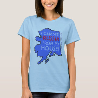 IK KAN RUSLAND ZIEN UIT MIJN HUIS! T-SHIRT