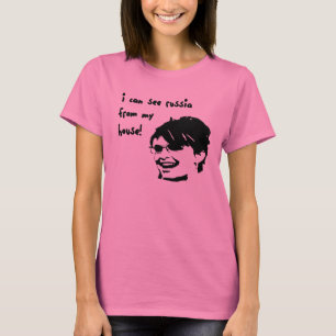Ik kan Rusland zien vanuit mijn huis Dames T-shirt