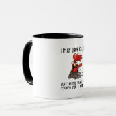 Ik kan rustig kijken, maar mijn hoofd heb je 3 kee mok (Voorkant links)