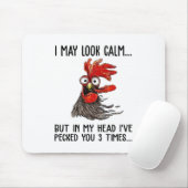 Ik kan rustig kijken, maar mijn hoofd heb je 3 kee muismat (Met muis)