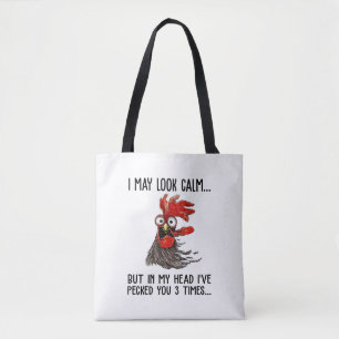 Ik kan rustig kijken, maar mijn hoofd heb je 3 kee tote bag