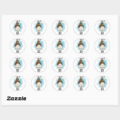 Ik kan rustig zijn ronde sticker (Vel)