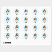 Ik kan rustig zijn ronde sticker (Vel)