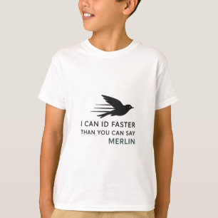Ik kan sneller identificeren dan jij Merlijn kunt T-shirt