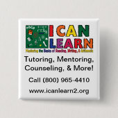 Ik kan Square Button leren (Voorkant)