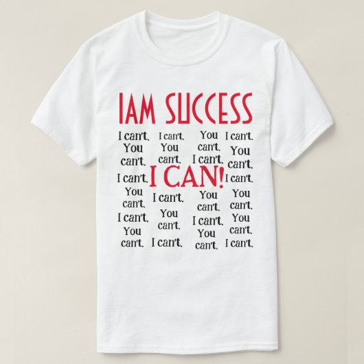 IK KAN T-SHIRT (Design voorkant)