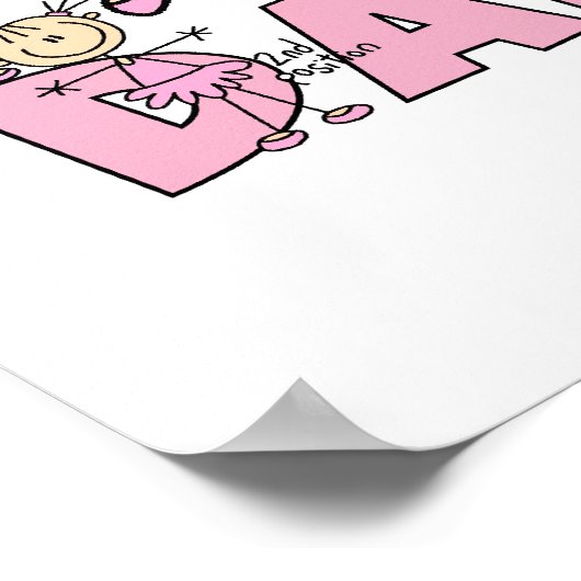 Ik kan T-shirts en cadeautjes dans Poster (Hoek)