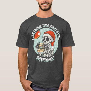 Ik kan tijd bevriezen Wat is jouw superkracht Snee T-shirt