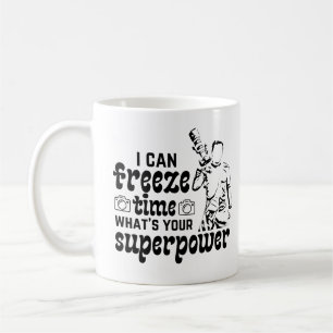 Ik kan tijd bevriezen wat je superkracht is koffiemok