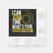 Ik kan Tijd Superpower bevriezen - Fotografe camer Servet (Voorkant)