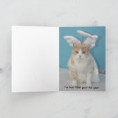 Ik kan 'til geen Kerstmis wachten! Feestdagen Kaart (Binnen)