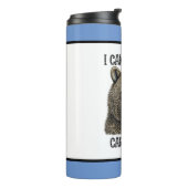 Ik kan vandaag Beer-achtige zorg geven | Sarcastis Thermosbeker (Gedraaid links)