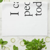 Ik kan vandaag de dag geen mensen met een klein zw theedoek (Gevouwen)