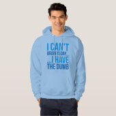 Ik kan vandaag geen brein... Ik heb de duim Hoodie (Voorkant volledig)