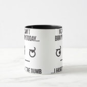 Ik kan vandaag geen brein... Ik heb de duim Mok (Midden)