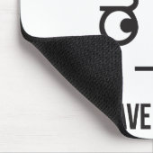 Ik kan vandaag geen brein... Ik heb de duim Muismat (Hoek)