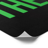 Ik kan vandaag geen brein... Ik heb de duim Poster (Hoek)